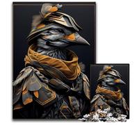 Puzzles 1000 Pieces for Adults Birdman Portrait Wooden Jigsaw Brain Teaser Game, Interactive Family Game, Suitable for Ages 14+ 50x75CM/19.68x29.52inch