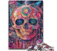 Puzzles 1000 Pieces for Adults Bitcoin Skeleton Teenager Puzzles,Fun Games Every Piece Is Unique - Challenging Family Fun Game (75x50cm)