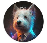 Puzzles 1000 Pieces for Adults Boss Dog Puzzles for Adults Family Interactive Game, Craft Gift with Colorful Artwork 67.5x67.5cm
