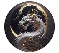 Puzzles 1000 Pieces for Adults Brave Dragon Cardboard Jigsaw for Birthdays, Holidays, And Home Decor (67.5x67.5cm)