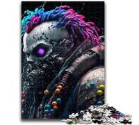 Puzzles 1000 Pieces for Adults Brutal Warrior Brain Intelligence Challenge Addictive Toys Birthday Present, Gifts, Wall Art 26x38cm