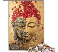 Puzzles 1000 Pieces for Adults Buddha Art, Elephant Toy Intellectual Game Birthday Present, Gifts, Wall Art for Ages 14+ (Size 50x75cm)
