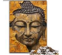 Puzzles 1000 Pieces for Adults Buddha Oil Painting, Help The Brain Exercise Addictive Toys to Cultivate Patience Perfect Decoration (Size 26x38cm)