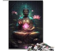 Puzzles 1000 Pieces for Adults Buddha Puzzle Brain Teaser Game for Teenagers, for Family Game Night (size : 50x75cm)