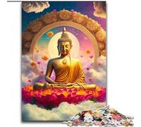 Puzzles 1000 Pieces for Adults Buddha Puzzle Brain Teaser Game for Teenagers, for Family Game Night (size : 50x75cm)