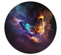 Puzzles 1000 Pieces for Adults Butterfly Nebula Puzzles for Adults Birthday Gift Idea, Challenging Brain Teaser Game 67.5x67.5cm