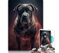 Puzzles 1000 Pieces for Adults Cane Corso Fire 1000 Pieces for Teenagers,is Ideal As Gifts for The Whole Family for Age 14 (size 38x26cm)