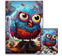 Puzzles 1000 Pieces for Adults Color Bird Impossible Jigsaw Puzzles for Adults DIY Home Decor Gift, Brain Teaser Game 26X38CM/10.23x14.96inch