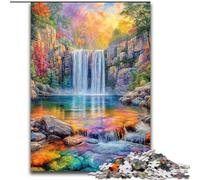Puzzles 1000 Pieces for Adults Colored Pebbles, Elephant Toy Intellectual Game Birthday Present, Gifts, Wall Art for Ages 14+ (Size 26x38cm)