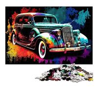 Puzzles 1000 Pieces for Adults Colorful Classic Sports Car Impossible Jigsaw Puzzles for Adults DIY Home Decor Gift, Brain Teaser Game 50x75CM/19.68x29.52inch