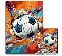 Puzzles 1000 Pieces for Adults Colorful Football Impossible Jigsaw Puzzles for Adults DIY Home Decor Gift, Brain Teaser Game 50x75CM/19.68x29.52inch