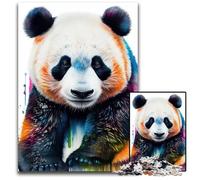 Puzzles 1000 Pieces for Adults Colorful Panda Animals Jigsaw Puzzles Challenging Brain Teaser Family Activity Home Decor 1000 PCS(75x50cm)