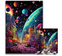 Puzzles 1000 Pieces for Adults Colorful Planet Impossible Jigsaw Puzzles for Adults DIY Home Decor Gift, Brain Teaser Game 26X38CM/10.23x14.96inch