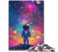 Puzzles 1000 Pieces for Adults Colourful Astronauts Adult Puzzles,learning Educational for Is Ideal As A Gift for The Whole Family (75x50cm)