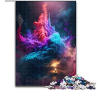 Puzzles 1000 Pieces for Adults Colourful Dreams Made of Wood, Making It A Great Gift for Family Fun 50x75cm for Home Decor, Brain Training