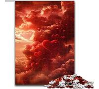 Puzzles 1000 Pieces for Adults Colourful Love Clouds Jigsaw Puzzles 1000 Pieces for Adults Family Bonding Activity, Unique Gift for Holidays & Birthdays size 50x75cm