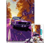 Puzzles 1000 Pieces for Adults Cool Classic Sports Cars 1000 Pieces for Teenagers,Quiz Game Wall Decoration Unique Birthday And Xmas Gifts 38x26cm