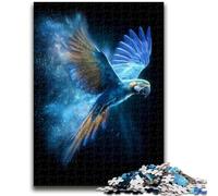 Puzzles 1000 Pieces for Adults Cosmic Parrot Brain Intelligence Challenge Addictive Toys Birthday Present, Gifts, Wall Art 50x75cm