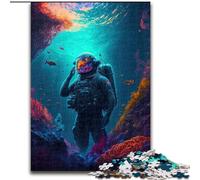 Puzzles 1000 Pieces for Adults Cosmic Tides Made of Wood, Making It A Great Gift for Family Fun 50x75cm for Home Decor, Brain Training