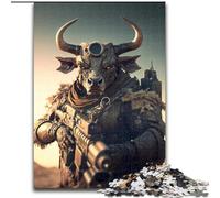 Puzzles 1000 Pieces for Adults Cow Troops, Educational Toys for Is Ideal As A Gift for The Whole Family for And 14 Years Old (Size 50x75cm)