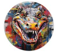 Puzzles 1000 Pieces for Adults Crow Graffiti Cardboard Jigsaw Intricate Design for Teenagers,DIY Decor,and Brain-Boosting Fun (67.5x67.5cm)