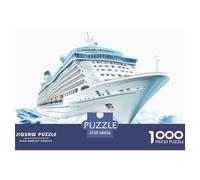 。 Puzzles 1000 Pieces for Adults -Cruise Ship - Fun Educational Games Beautiful 1000 Piece Decoration Puzzle （vessels）38x26cm/1000pcs