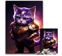 Puzzles 1000 Pieces for Adults Cute Cat EvilPuzzles for Adults for Teenager Families Perfect DIY Decor BrainTeasing Challenge 1000 PCS(75x50cm)