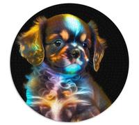 Puzzles 1000 Pieces for Adults Cute Cosmic Puppy Cardboard Jigsaw for Birthdays, Holidays, And Home Decor (67.5x67.5cm)