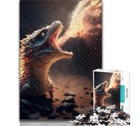Puzzles 1000 Pieces for Adults Cute Fire Dragon 1000 Pieces for Teenagers,is Ideal As Gifts for The Whole Family for Age 14 (size 75x50cm)