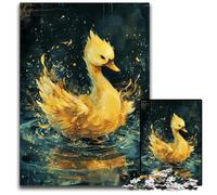 Puzzles 1000 Pieces for Adults Cute Little Yellow Swan Puzzles for Adults for Holidays, Birthdays, And Family Game Nights 26X38CM/10.23x14.96inch