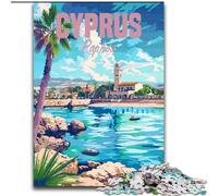 Puzzles 1000 Pieces for Adults Cyprus Paphos, Decompressing Intellectual Educational Toy Is Ideal As Gifts for The Whole Family 50x75cm