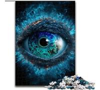 Puzzles 1000 Pieces for Adults Deep Ocean Eye Made of Wood, Interactive Family Game, Suitable for Ages 14+ 50x75cm An for Christmas Or Birthdays
