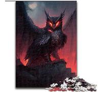Puzzles 1000 Pieces for Adults Devil Owl, Decompressing Intellectual Educational Toy Birthday Present, Gifts (Size 50x75cm)