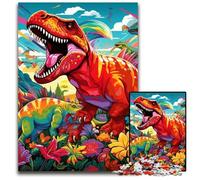 Puzzles 1000 Pieces for Adults Dinosaur Art Impossible Jigsaw Puzzles for Adults DIY Home Decor Gift, Brain Teaser Game 50x75CM/19.68x29.52inch