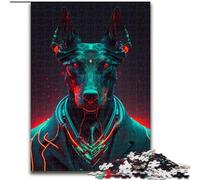 Puzzles 1000 Pieces for Adults Doberman Boss Jigsaw Puzzles Brain Teaser Game for Teenagers, for Family Game Night (Szie 26x38 cm)