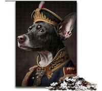 Puzzles 1000 Pieces for Adults Dog in Military Uniform Jigsaw Puzzles 1000 Pieces for Adults Family Bonding Activity, Unique Gift for Holidays & Birthdays size 38x26cm