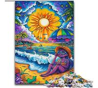Puzzles 1000 Pieces for Adults Dream Beach, Educational Games Home Decoration Is Ideal As A Gift for The Whole Family (Size 50x75cm)