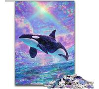 Puzzles 1000 Pieces for Adults Dream Whale Jigsaw for Teenagers, Couples, And Friends for Birthdays, Christmas 50X75CM