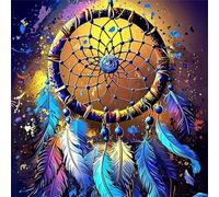 Puzzles 1000 Pieces for Adults Dreamcatcher Feathers, Hard Impossible Jigsaws 1000 pieces for adults, Educational Game Challenge Toy Colorful DIY puzzles for Home