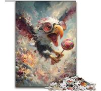 Puzzles 1000 Pieces for Adults Eagle Eating Lollipop, Suitable for People Aged 14 And Above Educational Games Secret Santa Gifts 50x75cm