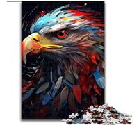 Puzzles 1000 Pieces for Adults Eagle's Head Jigsaw Puzzles Made of cardboard,Challenging Brain Teaser for Teenager, Family Game Night Fun 1000pcs(26x38cm)