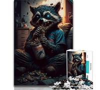 Puzzles 1000 Pieces for Adults Eating Monsters 1000 Pieces for Teenagers,is Ideal As Gifts for The Whole Family for Age 14 (size 38x26cm)