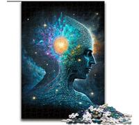 Puzzles 1000 Pieces for Adults Esoteric Zen Universe Made of Wood, Perfect for Family Fun on Birthdays, Christmas 50x75cm for Home Decor, Brain Training