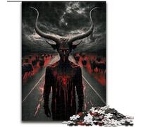 Puzzles 1000 Pieces for Adults Evil Ways Wooden Jigsaw Family Interactive Game, Brain Teaser Gift, Educational Toy (Size 26x38cm)