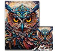 Puzzles 1000 Pieces for Adults Fantasy Art Owl cardboard Jigsaw Puzzles for Adults Interactive Family Game, Brain Challenge, Educational Toy 26X38CM/10.23x14.96inch