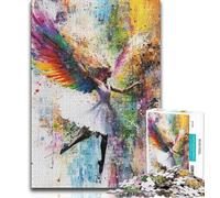 Puzzles 1000 Pieces for Adults Fantasy Ballerina Teenager Puzzles,Game Toys Every Piece Is Unique - Challenging Family Fun Game (size 75x50cm)