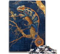 Puzzles 1000 Pieces for Adults Fantasy Chameleon 1000 Pieces for Teenagers,Quiz Game Wall Decoration Unique Birthday And Xmas Gifts (50x75cm)