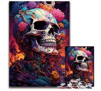 Puzzles 1000 Pieces for Adults Fantasy Colorful Skull Difficult Puzzles for Adults for Teenager & Families, Perfect DIY Decor & BrainTeasing Challenge 1000 PCS(38x26cm)