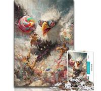 Puzzles 1000 Pieces for Adults Fantasy Eagle Teenager Jigsaw,Educational Games Home Decoration Birthday Present, Gifts, Wall Art (size 38x26cm)