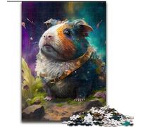 Puzzles 1000 Pieces for Adults Fantasy Guinea Pig Wooden Jigsaw size 50x75cm Ideal for Family Fun, Relaxation